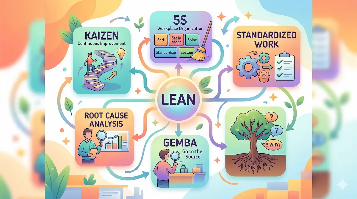 How Do the Lean Tools and Principles Connect?