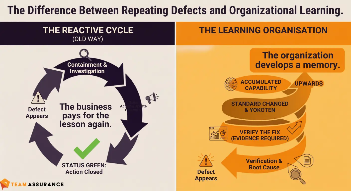 How Leading Manufacturers Turn Repeat Defects Into Organisational Learning